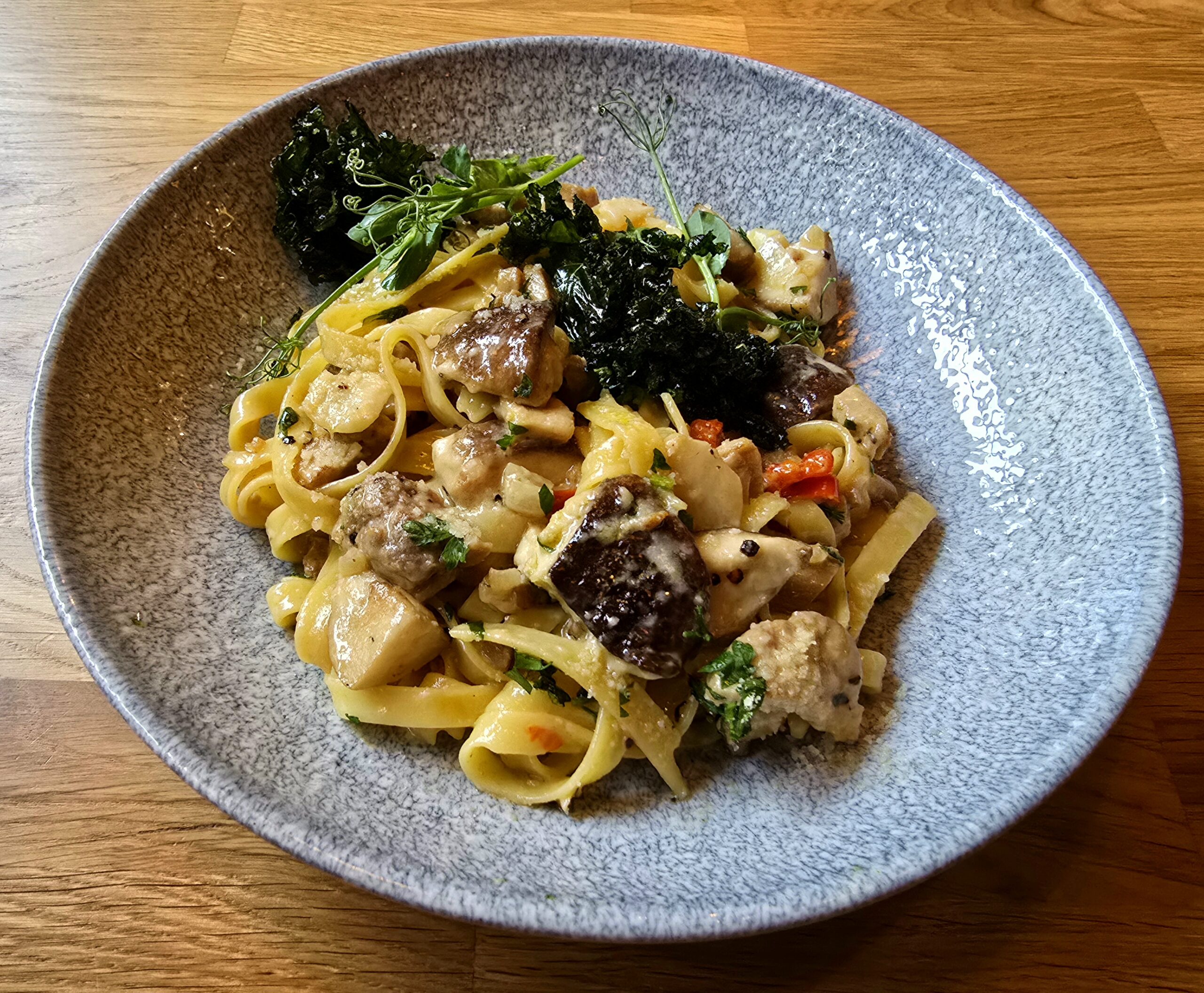 Tagiatelle z borowikami